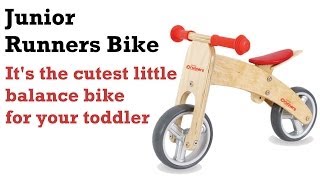 Junior Runners Bike is the cutest little balance bike for your toddler