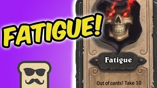 FATIGUE IS THE BEST WAY TO WIN GAMES! | RNG MAGE | HEARTHSTONE | DISGUISED TOAST