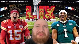 ASMR SAD CHIEFS FAN REACTS TO THE SUPERBOWL(EATING MCDONALDS) #mukbang #asmr #superbowl #nfl