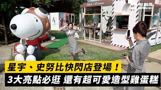 星宇、史努比快閃店登場！3大亮點必逛　還有超可愛造型雞蛋糕｜NOWnews