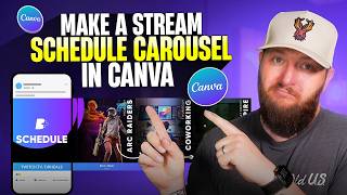Make a Stream Schedule Carousel in Canva (Step-by-Step)