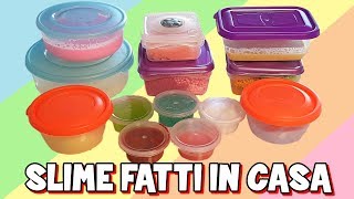 Tutti i miei SLIME fatti in CASA