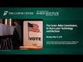 The Carter-Baker Commission, 16 Years Later: Technology and Elections