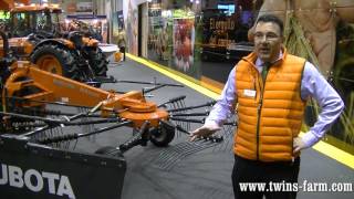 FIMA 2016. Kubota implements of fertilizer and hay