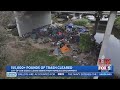 Resolved homeless encampment leaves more than 155k lbs. of waste in its wake