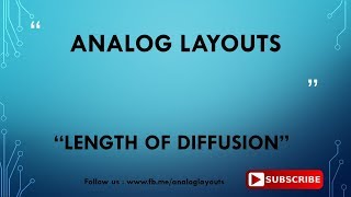 LENGTH OF DIFFUSION (LOD) - English Version