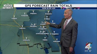 Warmer weekend with increasing rain chances