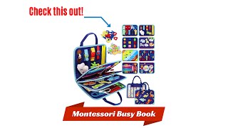 Review - Esjay Toddler Busy Board Montessori Toy