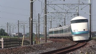 東武100系スペーシア101F(粋) 特急きぬ130号 幸手～南栗橋通過