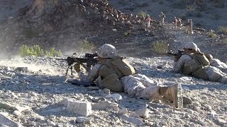 1/7 Marines Conduct Platoon Attack Drills
