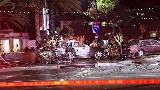 Redondo Beach: One Dead after Fiery Crash