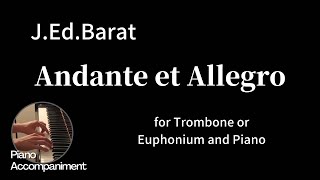 J.Ed.Barat -  Andante et Allegro (Piano Accompaniment)