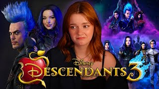 Disney gave us DADDY ISSUES?! my FIRST TIME watching **Descendants 3**