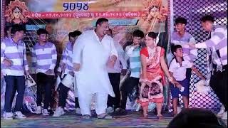 Saintala durga puja special dance with ex minister sing bhoi da