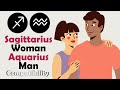 Sagittarius Woman and Aquarius Man Compatibility