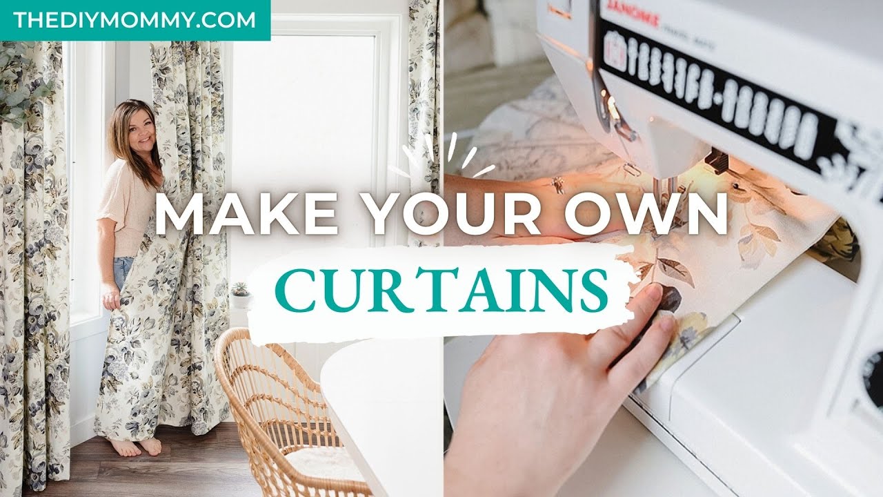 How To MAKE CURTAINS At HOME That Look INCREDIBLE! *perfect Pleat Hack ...