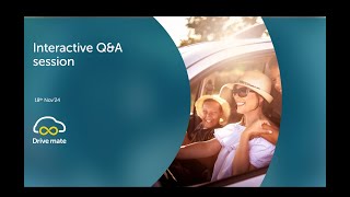 181124 Drive mate host Q&A