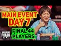 World Series of Poker Main Event 2023 | Day 7 with Masato Yokosawa