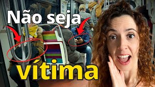 12 Dicas ESSENCIAIS Para Evitar FURTOS No Metrô de Paris (Pickpockets)