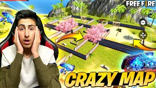 Crazy Map In Free Fire Craftland Custom 1 vs 1 For 50000💎💎- Garena Free Fire