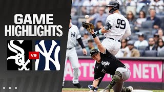 White Sox vs. Yankees Game Highlights (5/18/24) | MLB Highlights