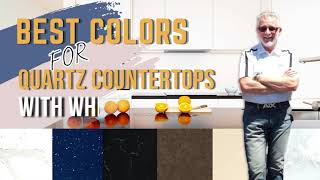 BEST COLORS FOR QUARTZ COUNTERTOPS WITH WHITE CABINETS 😍🤩