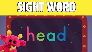 HEAD - Let's Learn the Sight Word HEAD with Hubble the Alien! | Nimalz Kidz! Songs and Fun!