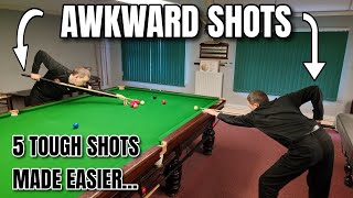 How to play these 5 awkward shots!