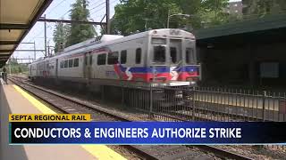 SEPTA Regional Rail conductors and engineers authorize strike