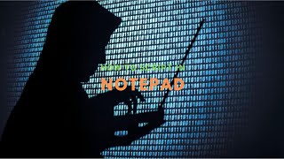 How to script in notepad (The Basics)