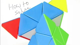 How to solve the pyraminx!! (Super easy way)