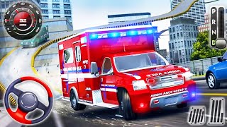 Ambulance Rescue Driving Simulator - Emergency Roof Jumping Stunts - Android GamePlay