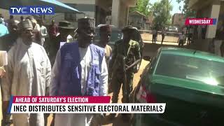INEC Distributes Sensitive Electoral Materials Ahead Saturday Election