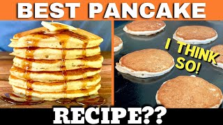 Homemade Fluffy Pancakes on the Griddle - Best Pancake Recipe Ever?