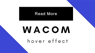 How to create Wacom Button Hover Effect Using Only HTML & CSS - CodeWithTanmay