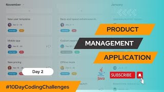 Project Using Java | Product Management App in Java #Day2