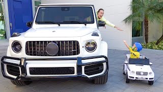 Vlad and Niki transform Mom's G Wagon and ride on Monster Trucks