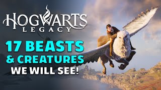 Hogwarts Legacy - 17 Confirmed Fantastic Beasts \u0026 Creatures!