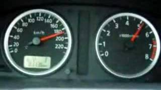 Almera N16 1.5l 98hp max speed