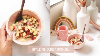 Shop with Me + Apple Pie Quinoa Oatmeal Recipe! 🍎 | Veggiekins