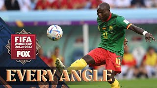 Cameroon's Vincent Aboubakar pulls off a MAJESTIC chip shot in the 2022 FIFA World Cup