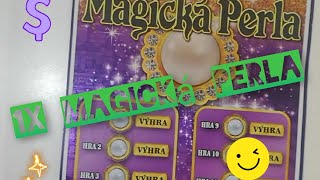 Magická Perla Szlovák sorsjegy lekaparása TIPOS (Kagyló keresés) Ára 5€.