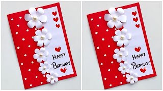 Easy Birthday card 2023 / Beautiful handmade Birthday card making / DIY Birthday card easy