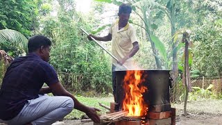 জাকির বাবুর্চির খাসির বিরিয়ানি রান্না | Mutton Biryani Cooking