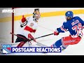 K'Andre Miller, Mika Zibanejad, and Gerard Gallant Talk New York Rangers' 3rd Period vs. Panthers