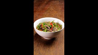 Beef \u0026 Pepper Stir Fry with Noodle Soup