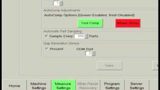 Max-Tek Superabrasive Grinder - Operator Interface Example