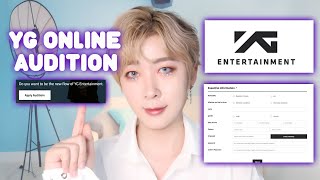 YG GLOBAL Kpop AUDITION TIPS AND SECRETS - HOW TO APPLY FOR YG ONLINE APPLICATION 2020