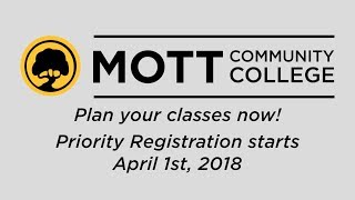 Priority Registration 2018 (TRT - 0:60)