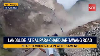 Landslide at Balipara-Charduar-Tawang road